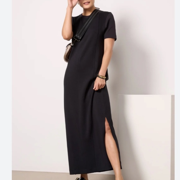 Varley Dresses & Skirts - Varley Hattie Seam Stretch Jersey Maxi Dress 2.0 Black Size XS